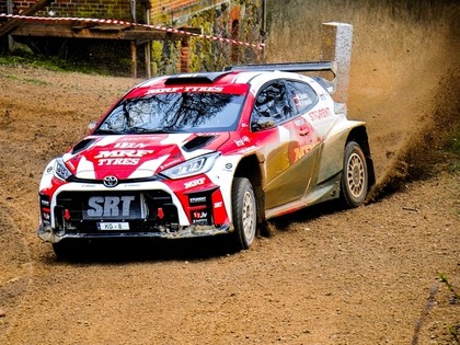 Sesks/Francis Liepājas pusē aizvada testus ar jauno 'Toyota GR Yaris Rally2' (FOTO)