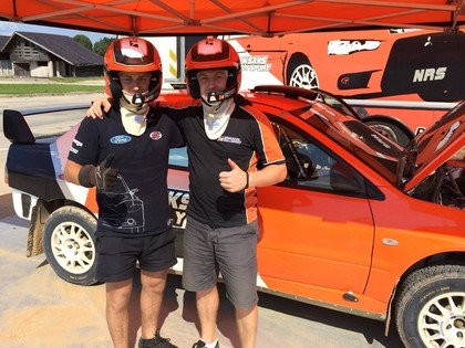 Nitišs pirms Kanādas posma kopā ar Māri Neikšānu aizvada rallija treniņus (FOTO)