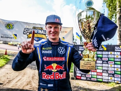 Kristofersons izcīna vēl vienu uzvaru 'RallyX Nordic' sacensībās 