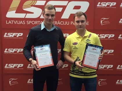Nitišs un Baumanis saņem LSFP stipendijas