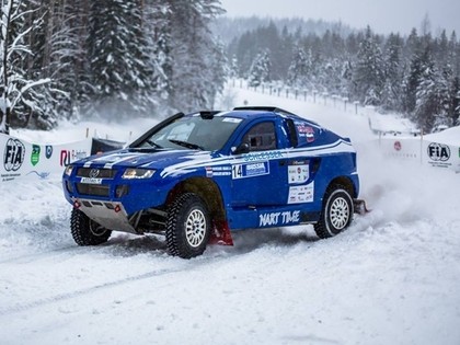 Māris Neikšāns līderis pēc Pasaules rallijreida čempionāta 1.posma pirmās dienas 