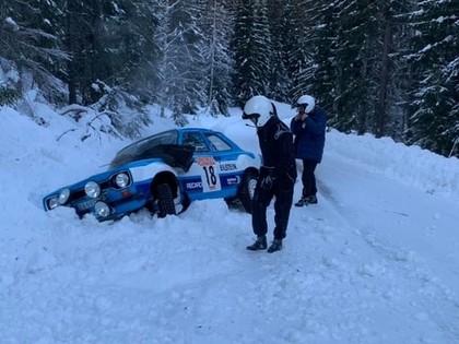 Norvēģijas rallijsprintā sīvā cīņā uzvar Larsens, H.Solbergs noskrien no ceļa