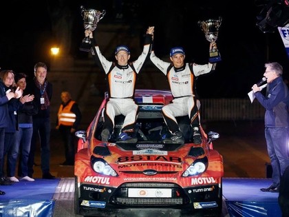 Korsikas ERČ rallijā uzvar Sarazēns, Vorobjovam neizdodas nosargāt trešo vietu