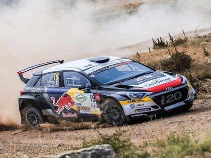 Lēbs Francijas rallijā ar 'Hyundai i20 R5' no 42.vietas aizcīnās līdz piektajai pozīcijai 