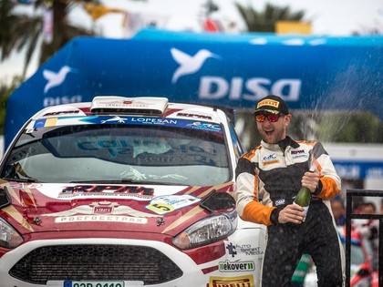 Lukjaņuks sajūsmā par uzvaru Kanāriju salu rallijā (VIDEO)