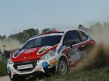 Sesks/Mālnieks pēc trīs Igaunijas rallija čempionāta posmiem līderi  R2 klasē