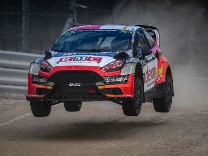 Latviešu sportistiem veiksmīga pirmā 'Neste World RX of Latvia' diena