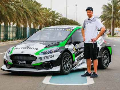 Jānis Baumanis ar jaunu auto un jaunu dizainu gatavs jaunajai Pasaules RX sezonai
