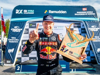 Ar Kristofersona uzvaru sākas pasaules RX elektrificētā ēra, Baumanis trešais Euro RX1