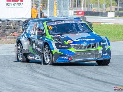 Latviešu sportistiem lielisks sniegums NEZ Baltijas rallijkrosa čempionāta 1.posmā