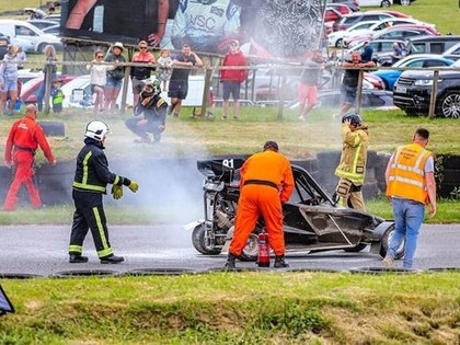 Baldiņš pēc finālā piedzīvotās avārijas nonāk slimnīcā uz pārbaudēm