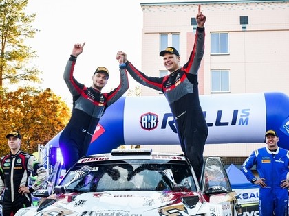 Somijas rallija čempionu šķir 0,4 sekundes un viens punkts