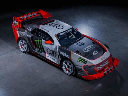 Bloks atrāda jauno 'Audi S1 Hoonitron', kas ir dārgākā Gymkhana automašīna (FOTO)