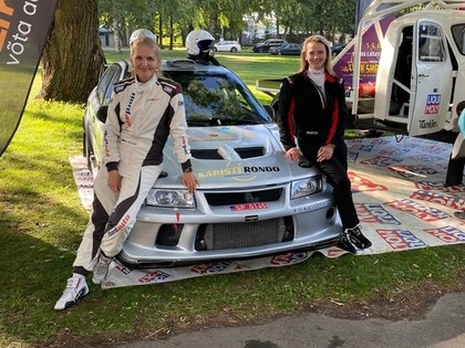 Igauņu dāmu ekipāža: Mūsu sapnis un mērķis ir piedalīties vismaz vienā WRC posmā
