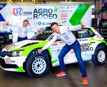 Lietuvietis Vaidotas Žala kopā ar Andri Mālnieku startēs ar 'Škoda Fabia R5'