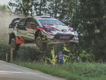 WRC piloti slavē 'Rally Estonia', Tanaks Somijā mērķē uz uzvaru