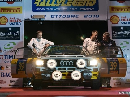 Brāļi Velmes ar vēl jaudīgāku 'Audi Quattro A2' otro gadu startēs Leģendu rallijā (VIDEO)