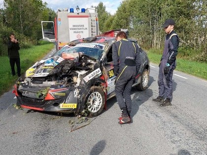 Pēc somu sportista smagās avārijas palīdzīgu roku sniedz arī Tanaks (VIDEO)
