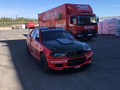 Samsonas ekipāža uzlabo savu 400 Zs jaudīgo 'BMW M3X', mērķis Talsu rallijā - uzvara