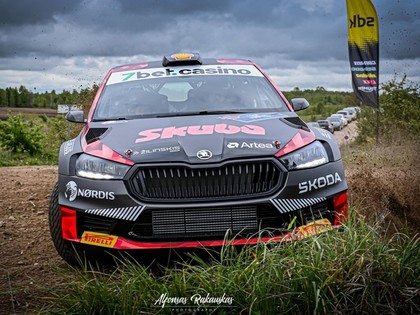 Lietuvas rallijā uzvar Žala, no latviešiem ātrākais Puravs