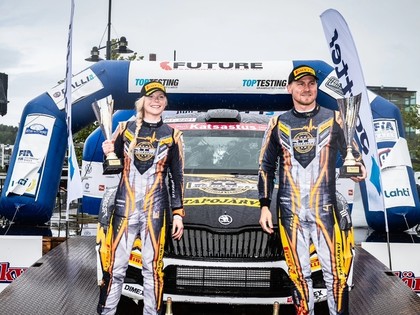 Lapi Somijas rallija čempionātā izcīna ceturto uzvaru pēc kārtas
