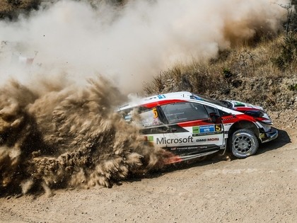 Pēc dramatiskas Meksikas WRC rallija otrās dienas līderis Ožjē