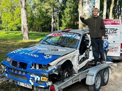 Kārlis Dzenītis cer atgriezties jau rallijsprintā Latvija un izvizināt kādu ziedotāju