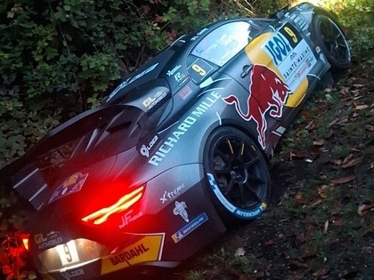 Lēbam 'Rallye du Var' rallijs noslēdzas grāvī (VIDEO)