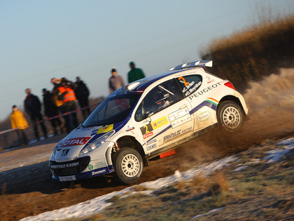 Pēc pirmās dienas rallija Liepāja-Ventspils vadībā Kreigs Brīns