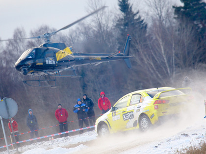 Piedalies loterijā un vēro Rally Liepāja no putna lidojuma vai izbrauc ar rallija auto