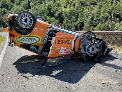 Pēc dramatiskās Romas ERČ rallija pirmās dienas līderis ir lidojošais Lukjaņuks