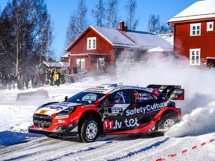 Zviedrijas WRC treniņos ātrākais Noivils, Seskam 9.vieta