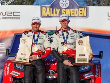 DirtFish Zviedrijas WRC augstāko atzīmi liek Evansam, Sesks starp komandas biedriem