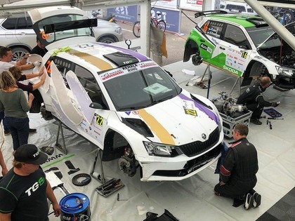 Divi igauņu sportisti 'Rally Estonia' debitēs pie R5 auto stūres