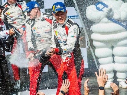 Igaunija līksmo - Tanakam Somijā trešā uzvara četros pasaules rallija čempionāta posmos