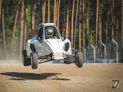 Nitišs otrs ātrākais rallijkrosa testos Biķerniekos