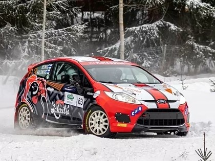 14 gadus vecs sportists Somijas rallija čempionātā debitē ar 2.vietu klasē