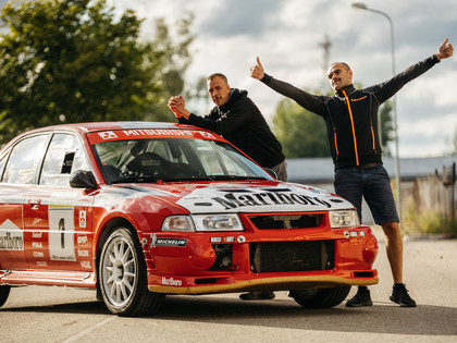 Kalvis Blūms iegādājas 'Mitsubishi Lancer Evo VI' un plāno startēt Leģendu rallijā (FOTO)