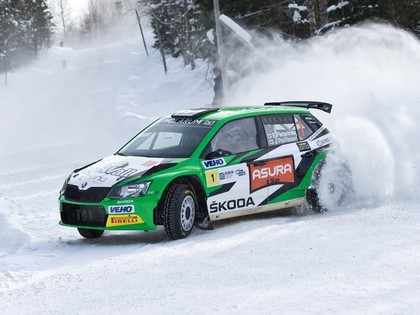Grjazins izcīna trešo vietu Somijas rallija čempionāta posmā