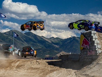 Zvaigžņots sastāvs un jaudīgi auto nedēļas nogalē sāks cīņas 'Nitro Rallycross' (FOTO)
