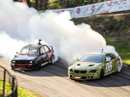 Baltijas drifta sezonas atklāšanā Biķerniekos pjedestāls bez latviešiem (VIDEO)