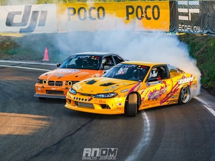 Latvijas drifta čempionāta un kausa 2.posms atgriežas Jēkabpilī 
