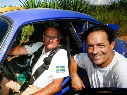 73 gadus vecais Blomkvists izcīna 2.vietu Safari klasiskajā rallijā