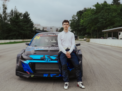 Bakerūds Leads Latvia Euro RX Test Day as Blumberg Returns Unexpectedly to RallyX Season Opener