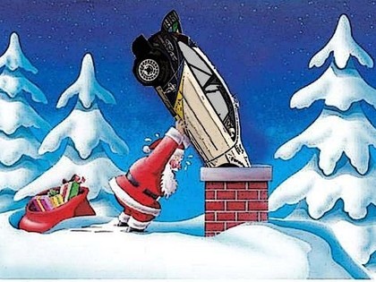 Autosportisti novēl priecīgus Ziemassvētkus (FOTO)