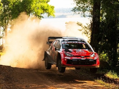 Katsuta ātrākais Čīles WRC treniņos