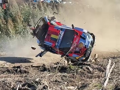 Vairāki braucēji pēc avārijām Čīles WRC nonāk slimnīcā (VIDEO)