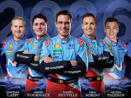 'Hyundai Motorsport' paziņo sastāvu jaunajai WRC sezonai