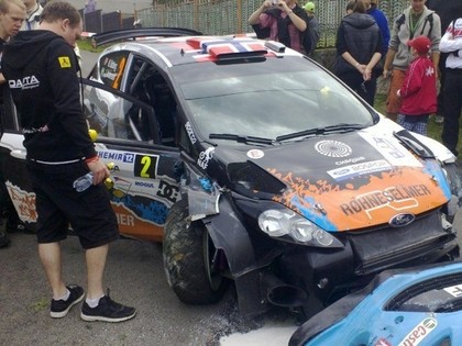 Ostbergs avarē un nokļūst slimnīcā (VIDEO)