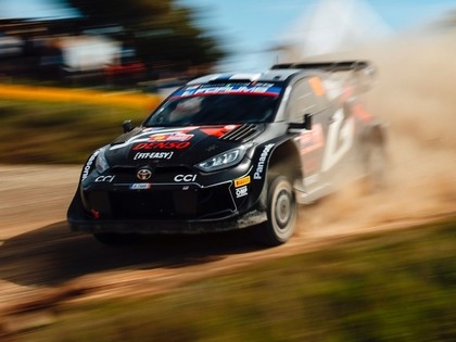 Katsuta ātrākais Paragvajas WRC Shakedown posmā